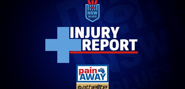 Pain Away Injury Report | Mens Origin Game Ill Captain's Run