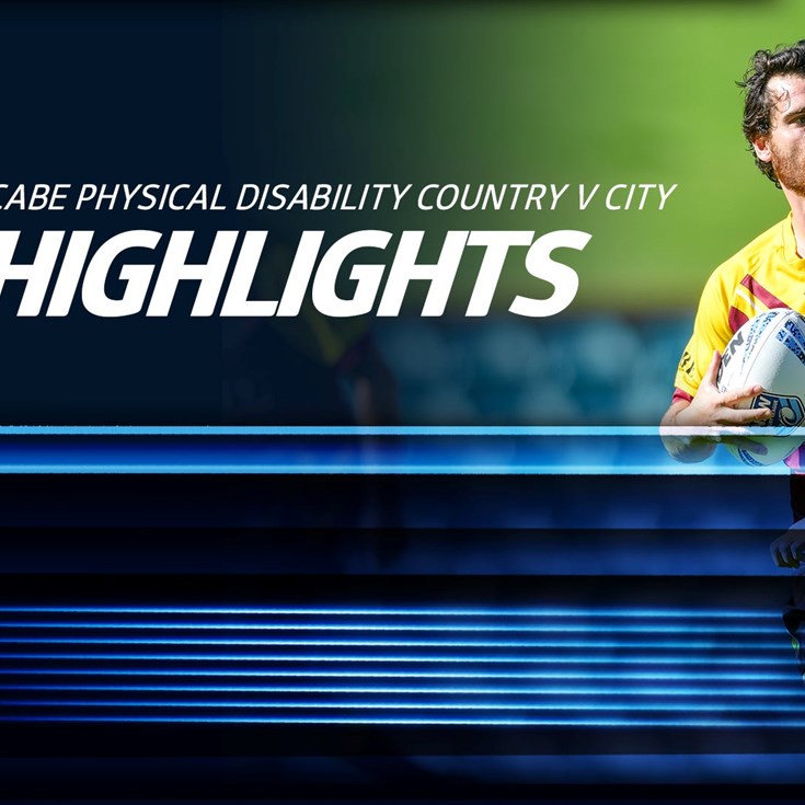 NSWRL TV Highlights | CABE Physical Disability Country v City