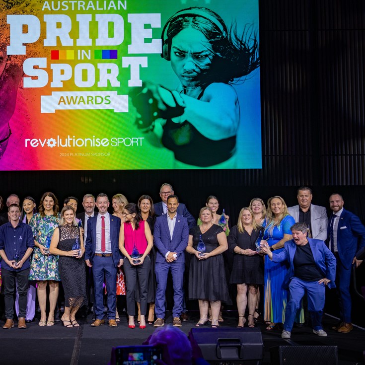 NSWRL recognised at Pride in Sport Awards