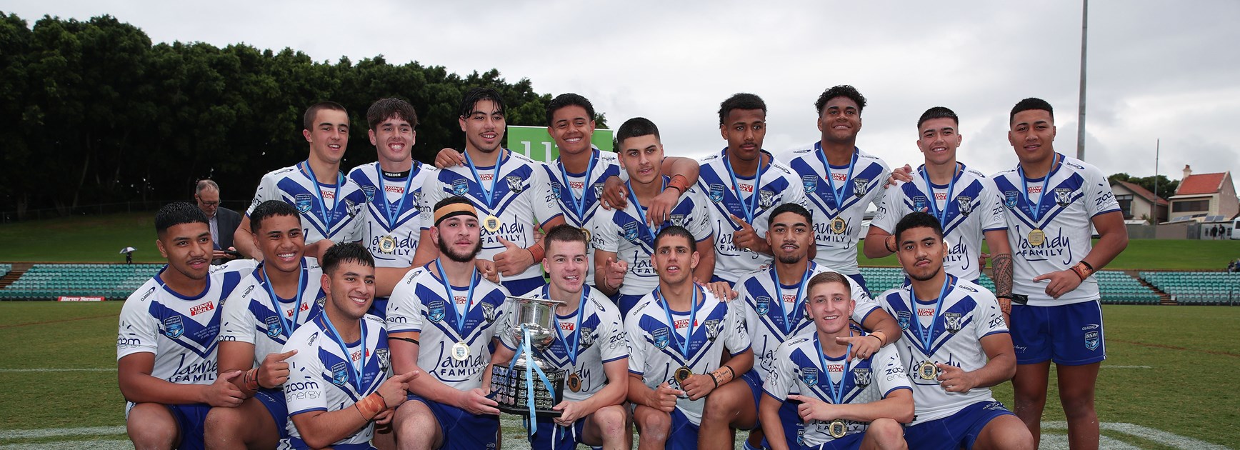 Bulldogs cheered on by NRL squad for Harold Matthews win