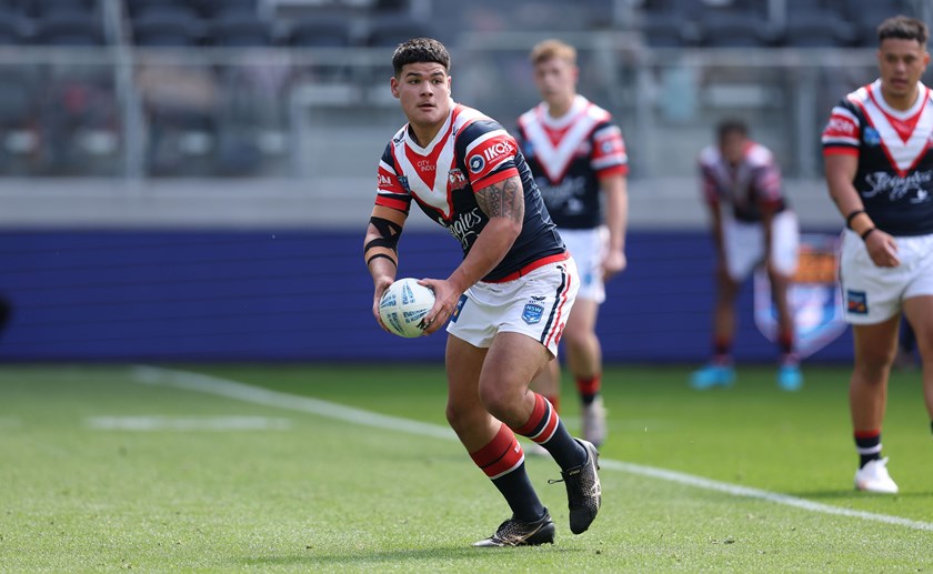 Roosters forward Salesi Foketi. Photo: Bryden Sharp 