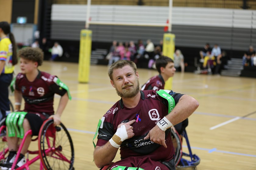 Queensland's three-try hero Zac Schumacher. Photos: Courtesy QRL