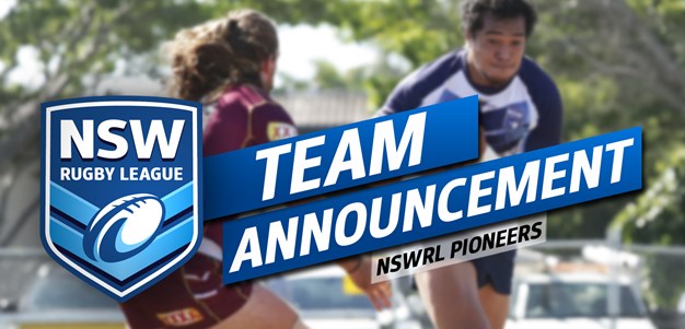 NSWRL Pioneers team to play XXXX Rangers named