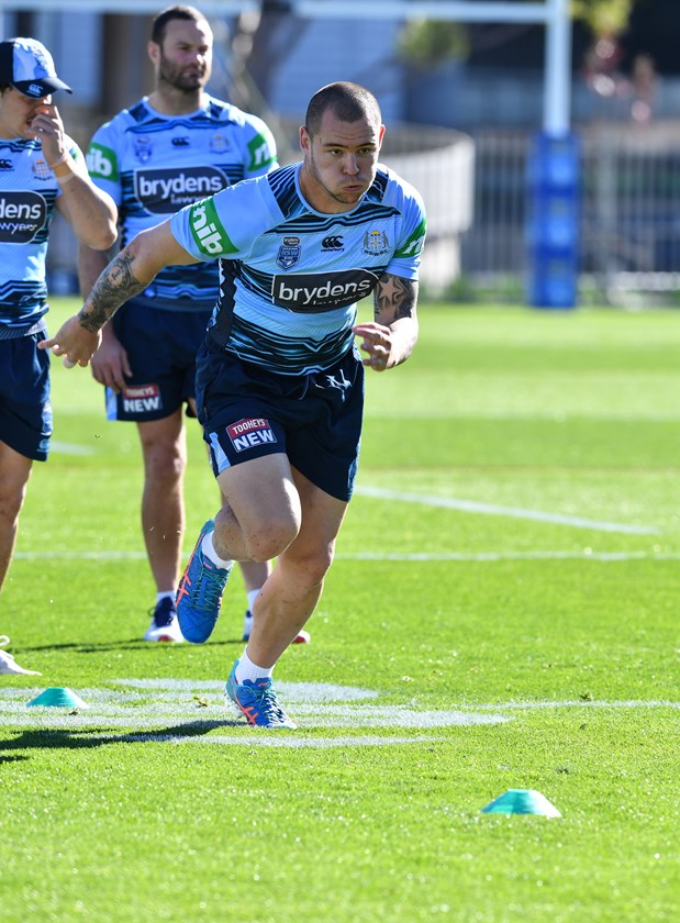 Brydens Lawyers NSW Blues front-rower David Klemmer.
