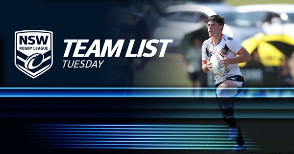 Team List Tuesday | Junior Reps Round Four | NSWRL