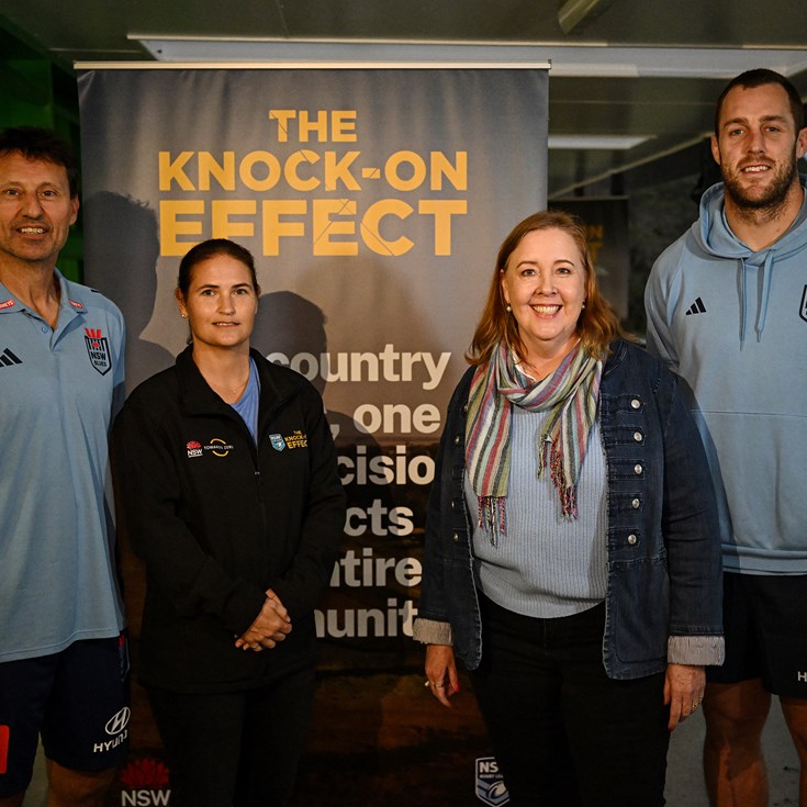 Westpac NSW Blues help launch 2026 NSWRL Regional Roadshow
