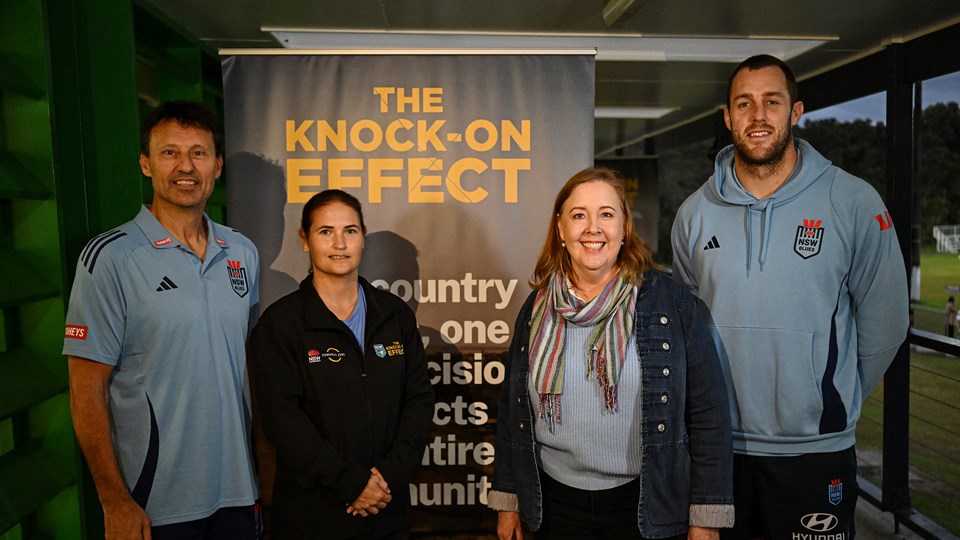 Westpac NSW Blues help launch 2026 NSWRL Regional Roadshow