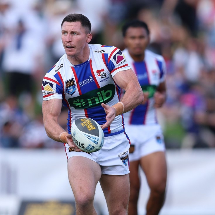 Knights withstand late fightback for win over Storm