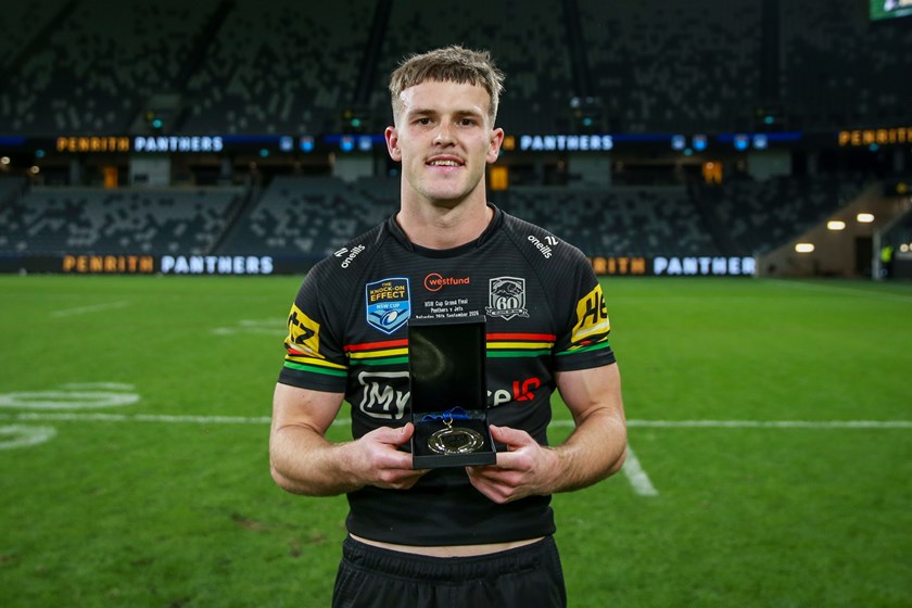 Jaxen Edgar was named The Knock-On Effect NSW Cup Player of the Match