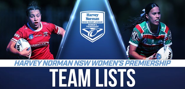 Team List Tuesday | Harvey Norman NSW Women's Premiership - Round 11