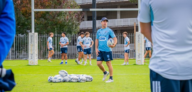 Future Blues inspired by Origin greats at Country v City camp