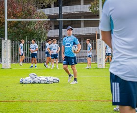 Future Blues inspired by Origin greats at Country v City camp