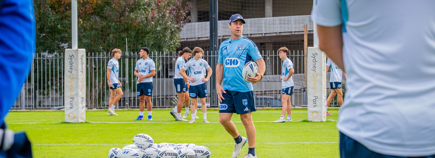 Future Blues inspired by Origin greats at Country v City camp