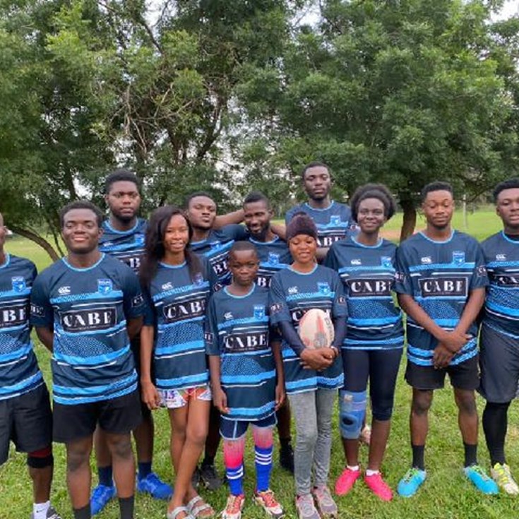 NSW kit a treasured gift for Ghana Rugby League club