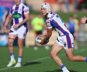 Knights power past Rabbitohs to cement top two spot