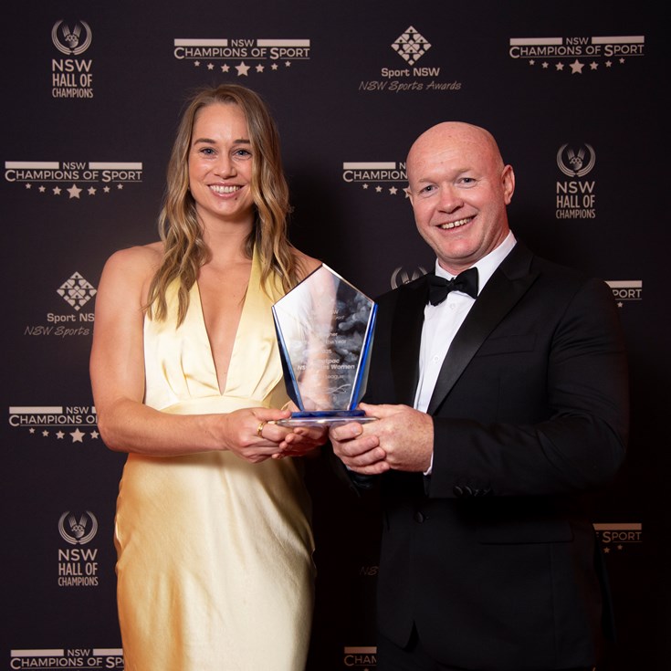 Blues Women make history at NSW Sports Awards