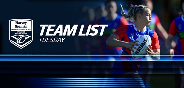 Team List Tuesday | Harvey Norman NSW Women's Premiership - Round Four