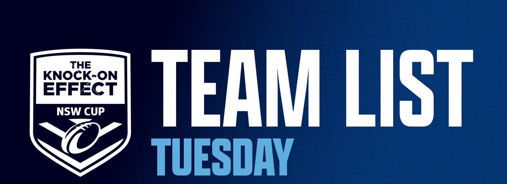 Team List Tuesday | The Knock-On Effect NSW Cup Round Two