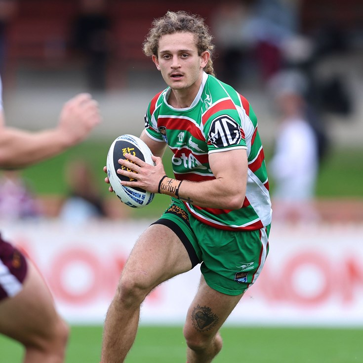 Mazzone scores four as Rabbitohs beat spirited Sea Eagles