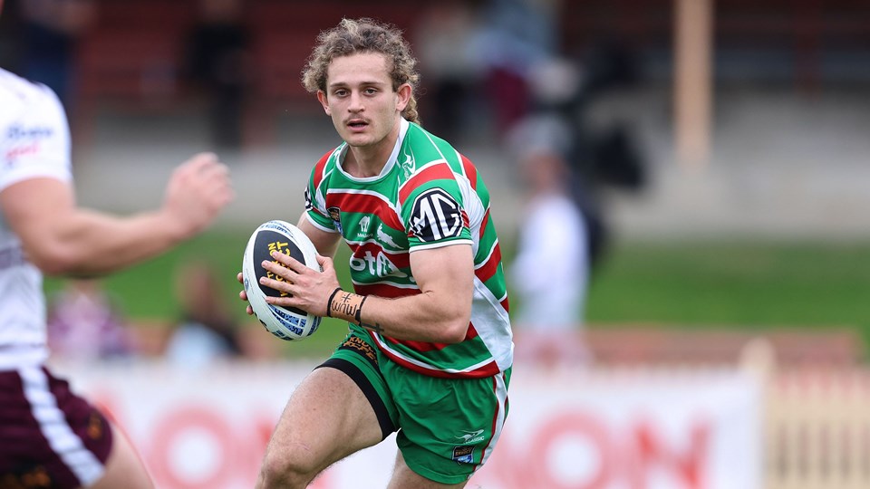 Mazzone scores four as Rabbitohs beat spirited Sea Eagles