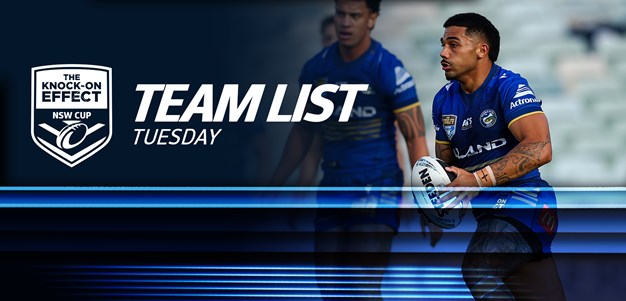 Team List Tuesday | The Knock-On Effect NSW Cup - Round Six