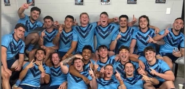 NSW Universities Men celebrate hard-earned victory