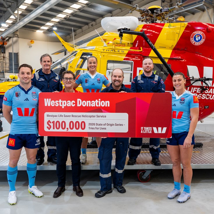 Westpac NSW Blues help power lifesaving rescue missions across NSW