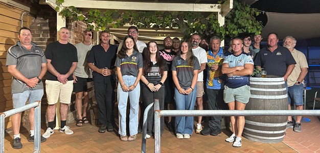 Badger and Ryan educate Castlereagh League Referees in pre-season camp