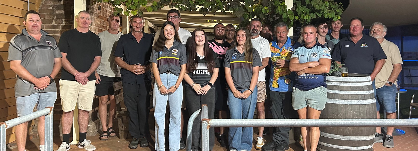 Badger and Ryan educate Castlereagh League Referees in pre-season camp