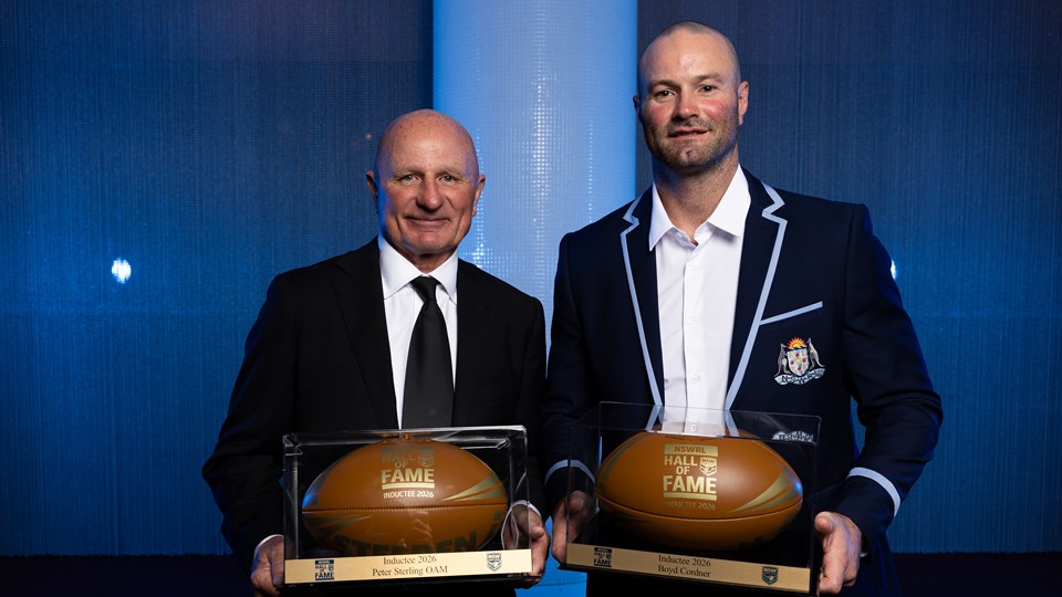Sterling, Cordner inducted into NSWRL Hall of Fame
