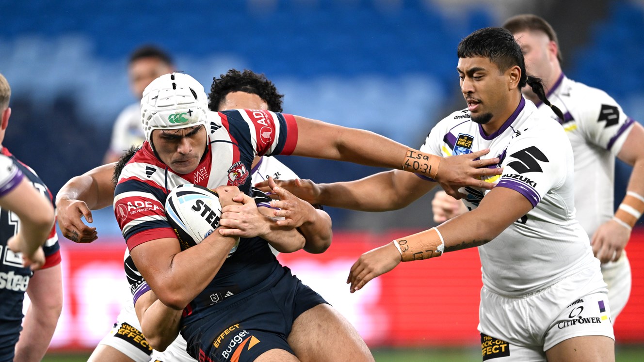 Roosters hold off spirited Storm fightback to stay in finals hunt