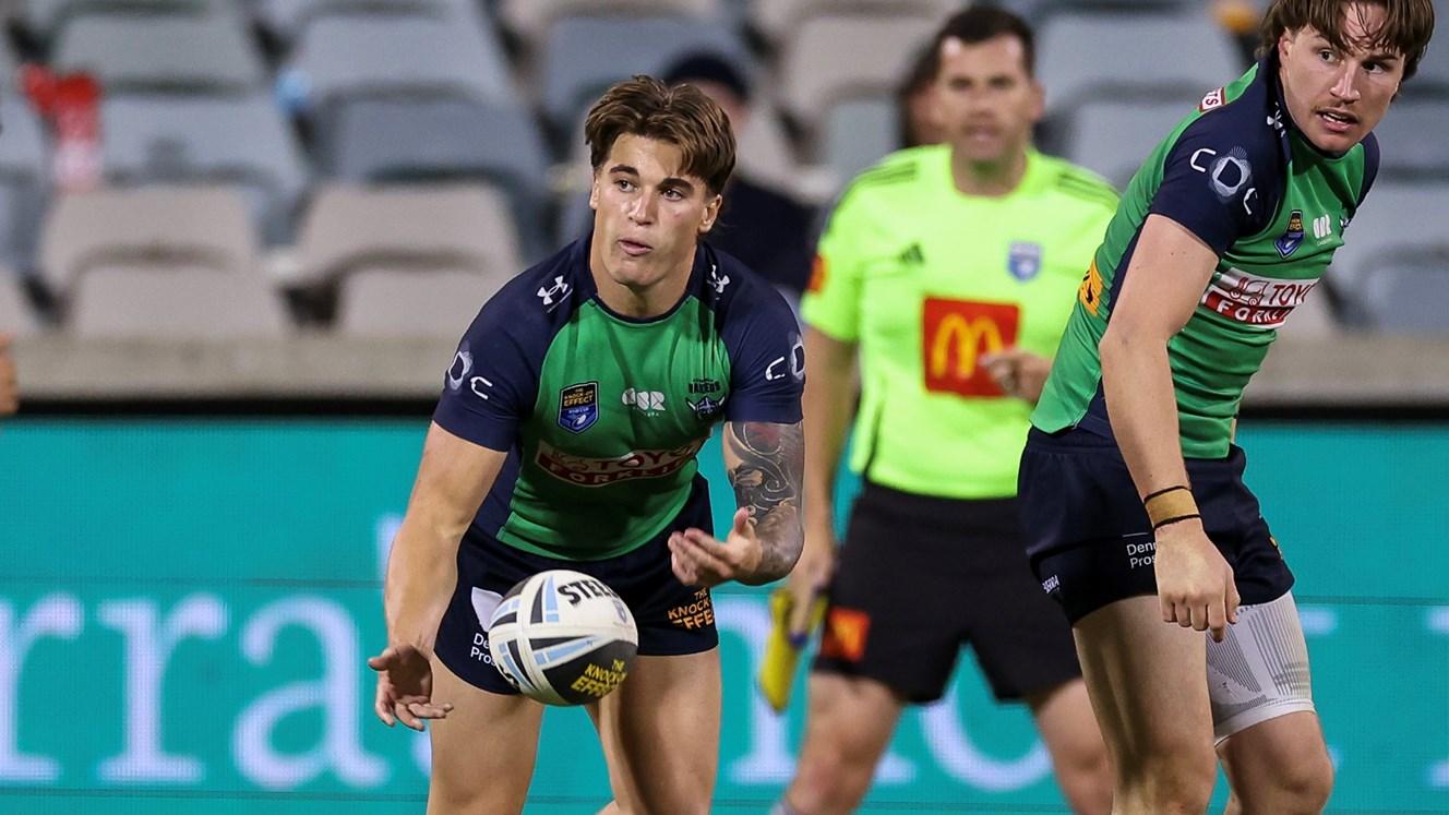 Raiders storm to victory after half-time deadlock