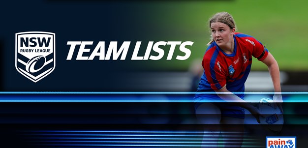 Team Lists | HNWP & Junior Reps - Round Two