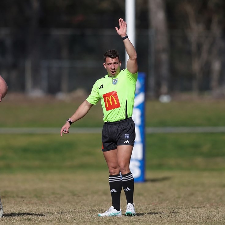 Hunt earns NSW Cup refereeing debut