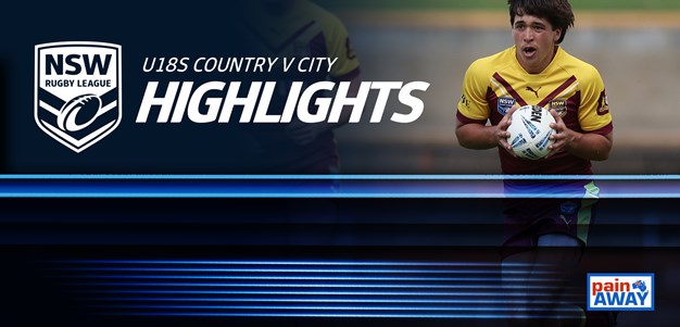 NSWRL TV Highlights | CABE U18s Men's Country v City