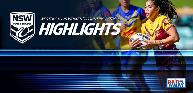 NSWRL TV Highlights | Westpac U19s Women's Country v City