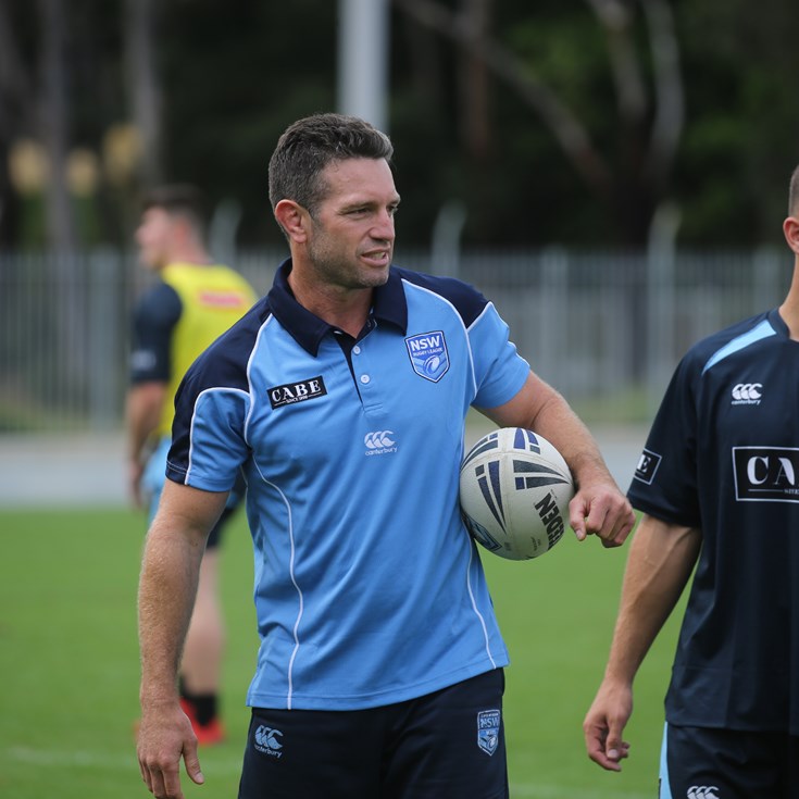 True Blues run a training session with NSW's next generation