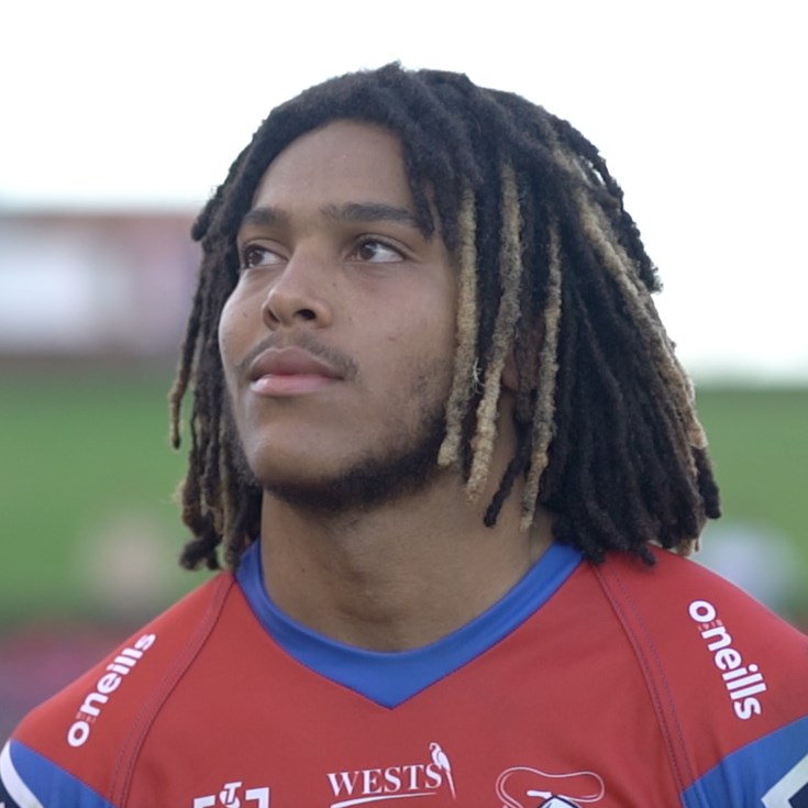 Young: Making his NRL debut and growing in confidence