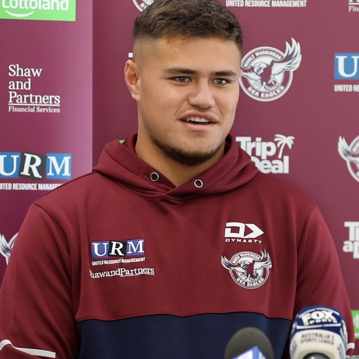 Josh Schuster relishing backrow position for Manly