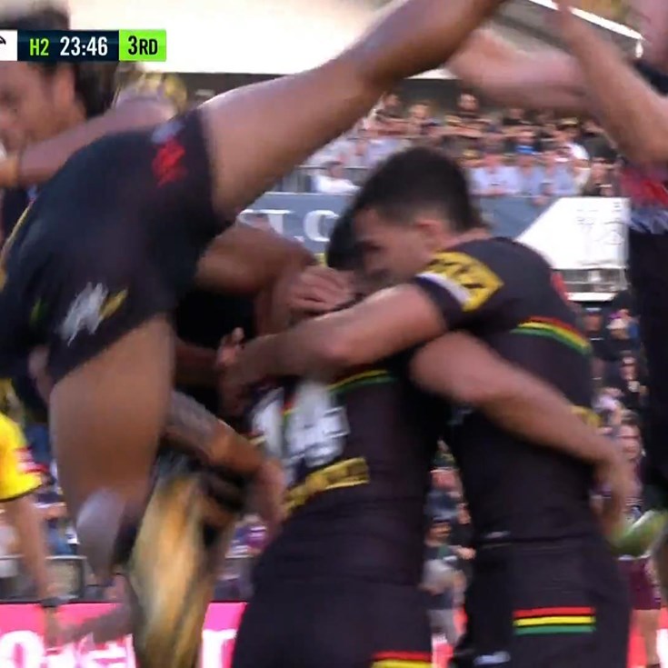 Execution of try, spot on. Execution of celebration, needs work.