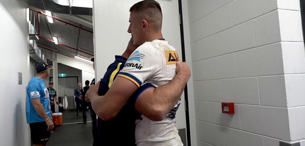 Brad Arthur gets teary after Jakob made his NRL debut