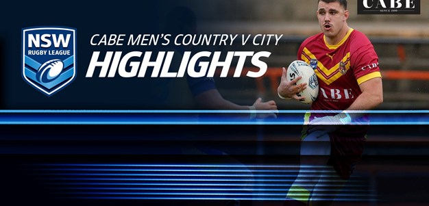 NSWRL TV Highlights | CABE Men's Country v City