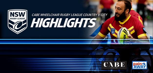 NSWRL TV Highlights | CABE Wheelchair Rugby League Country v City