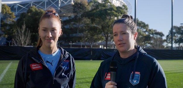 Harvey Norman NSW Under 19s Women’s Origin Interview - Kate Mullaly and Sienna Williams