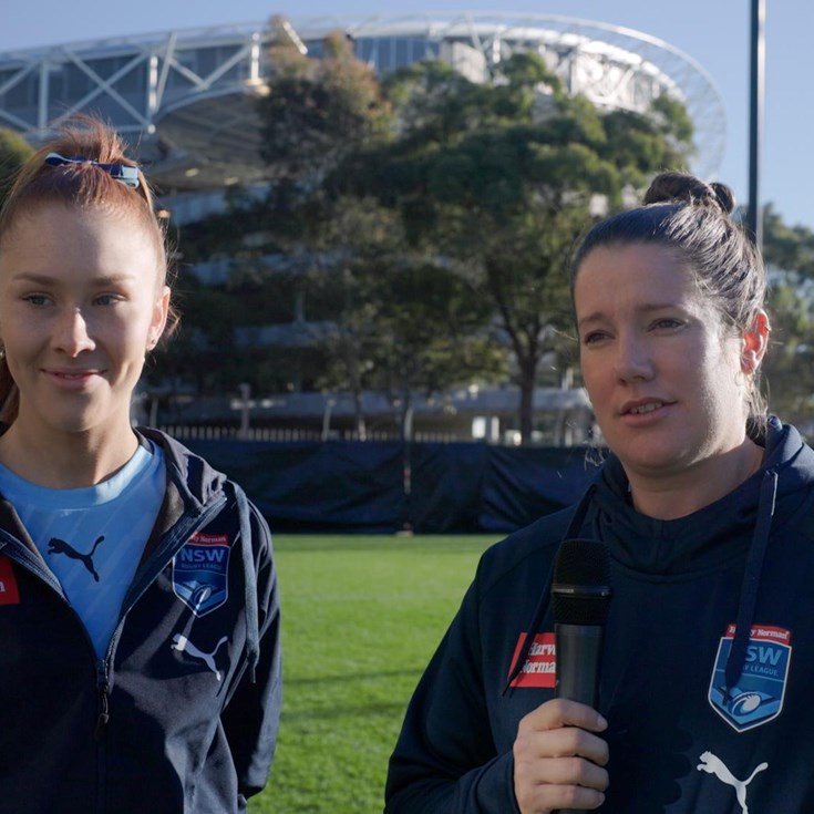 Harvey Norman NSW Under 19s Women’s Origin Interview - Kate Mullaly and Sienna Williams