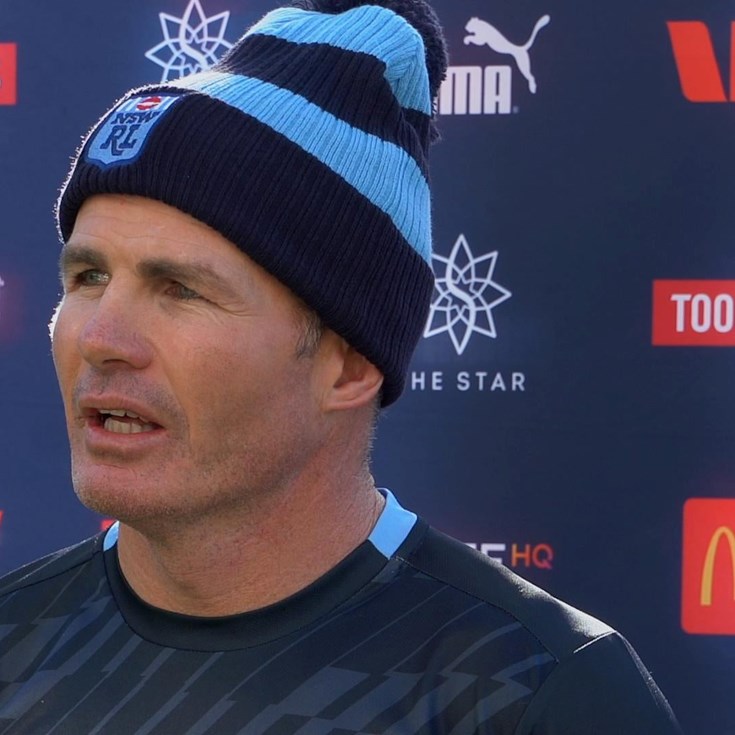 NSW U19s coach Andrew Ryan on opposed session against Origin side.