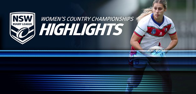 NSWRL TV Highlights | Women's Country Championships - Round Three