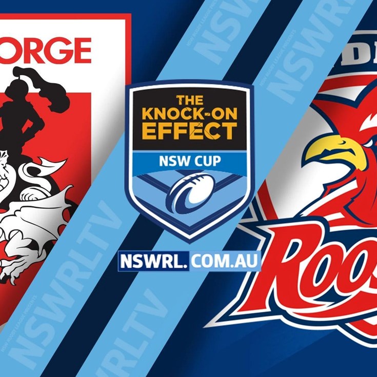 NSWRL TV Highlights | NSW Cup Dragons v Roosters - Round Eight