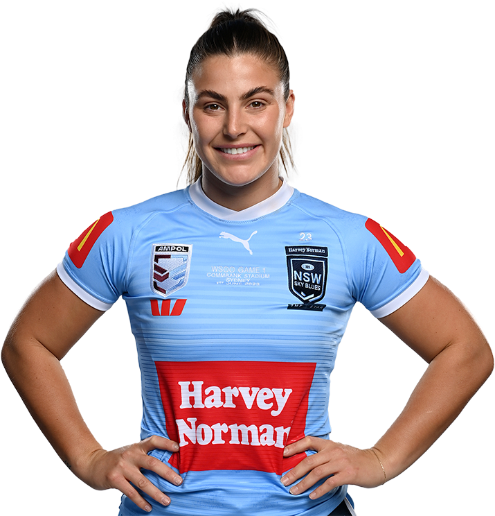 Official Ampol Women’s State of Origin profile of Jessica Sergis for ...