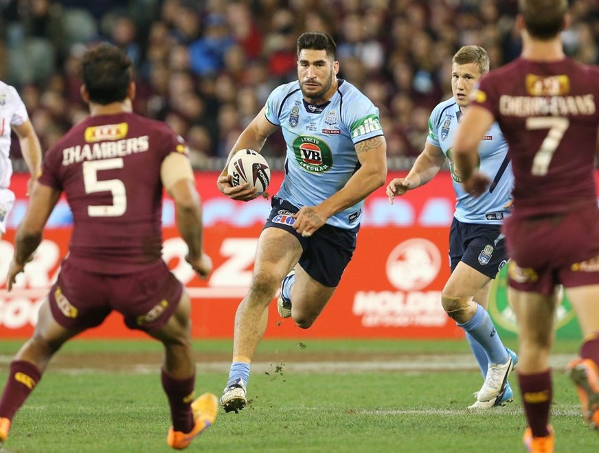 James Tamou : Pic by Robb Cox Â©NRLPhotos.com:  :Representative Rugby League, State of Origin at the Melbourne Cricket Ground, Wednesday 17th June 2015.